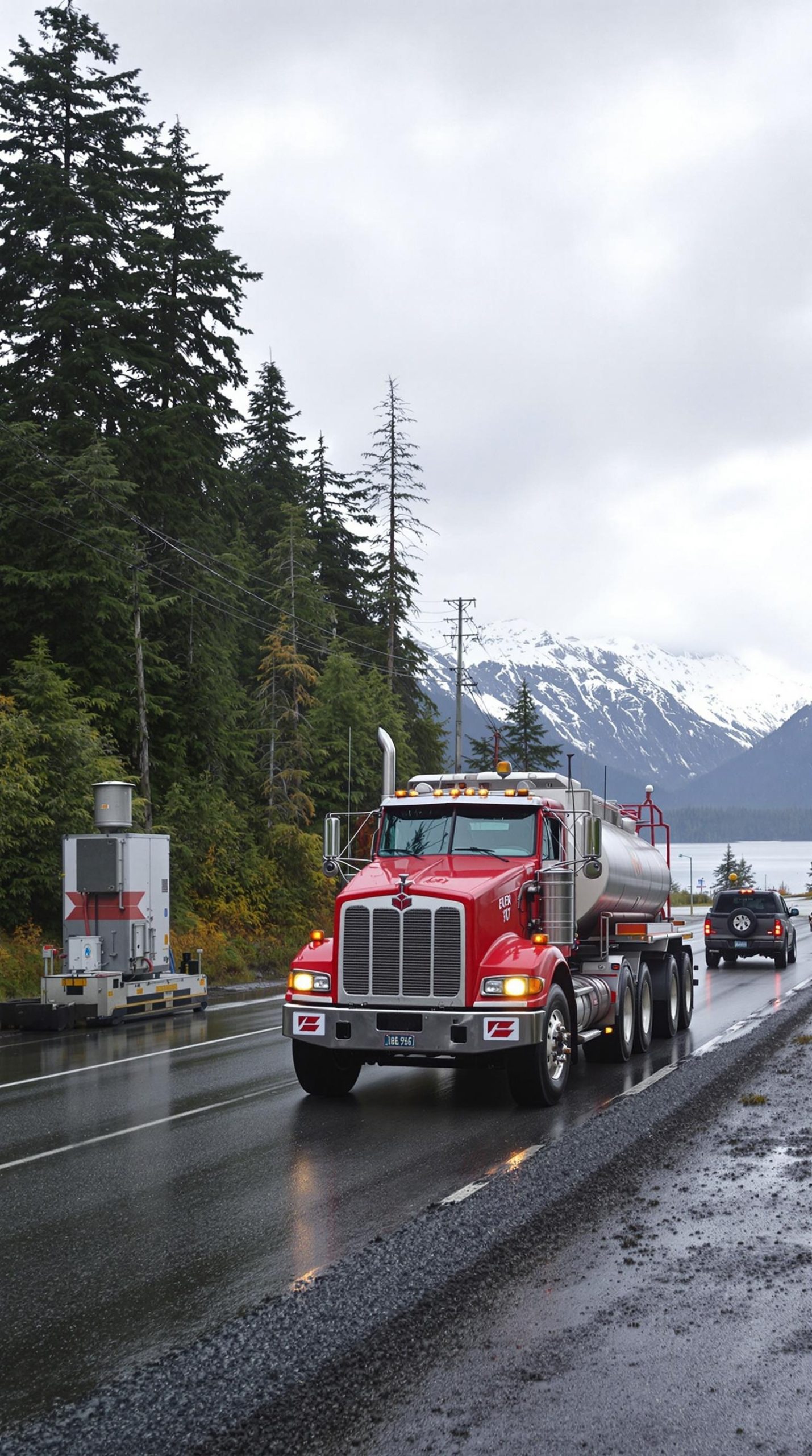 Western Canadian Fuel Truck Haida Gwaii BC