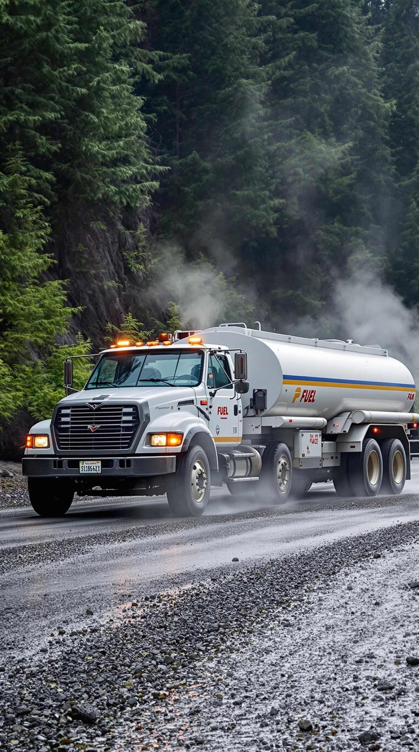 Western Canadian Fuel Truck Haida Gwaii BC Transport